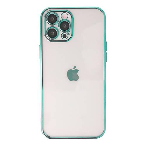 iPhone 12 Pro K�l�f Razer Lensli Silikon - Ye�il