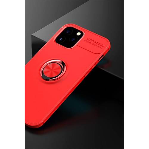 iPhone 12 K�l�f Range Y�z�kl� Silikon - K�rm�z�
