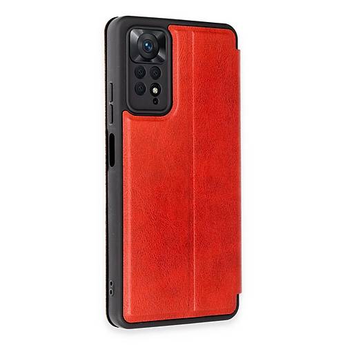 Redmi Note 12 Pro 4G K�l�f Flip Cover - K�rm�z�
