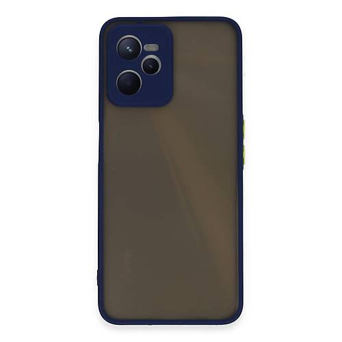 Realme C35 K�l�f Montreal Silikon Kapak - Lacivert