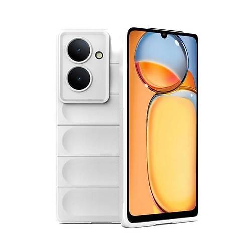 Redmi 13C K�l�f Optimum Silikon - Krem