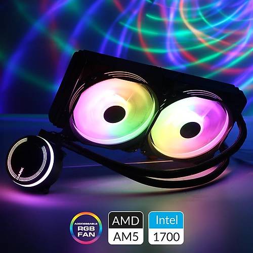 DARK DKCCW247 AQUAFORCE W247 240MM ARGB LEDL� SIVI SO�UTMA