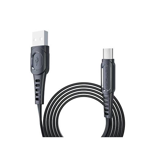 DC01 S�per H�zl� Micro USB Kablo 1M 2.4A - Siyah