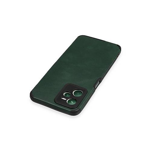 Realme C35 K�l�f Loop Deri Silikon - Ye�il