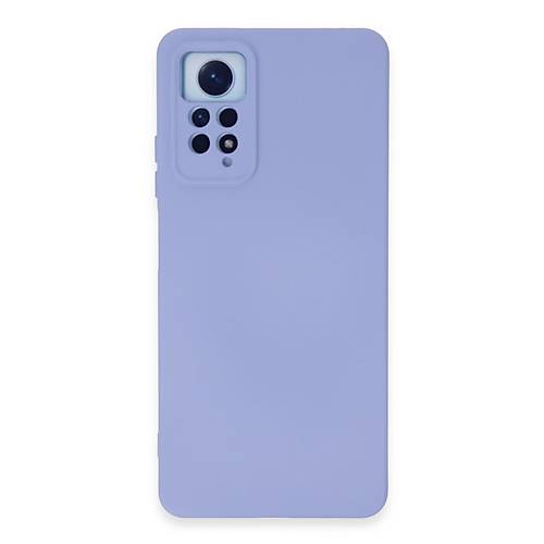 Redmi Note 12 Pro 4G K�l�f Nano i�i Kadife Silikon - Lila
