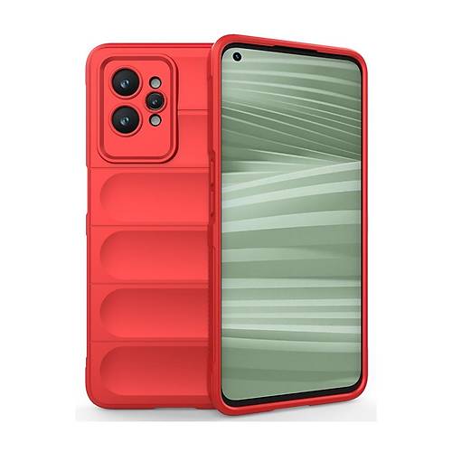 Realme GT2 Pro 5G K�l�f Optimum Silikon - K�rm�z�