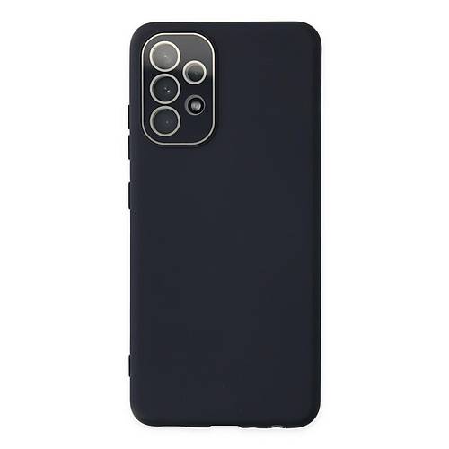 Galaxy A33 5G K�l�f Lansman Glass Kapak - Lacivert