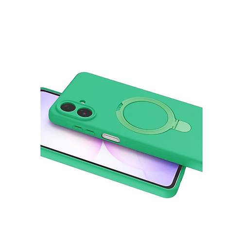 Galaxy A07 4G Regal Magsafe Standl� Kapak - Ye�il