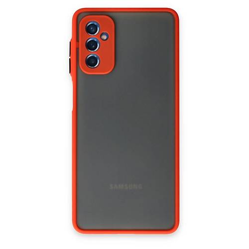 Galaxy M52 5G K�l�f Montreal Silikon Kapak - K�rm�z�