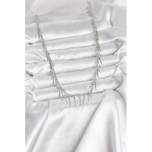 Pirin� G�m�� Renk Sa�akl� Model Kad�n Kolye