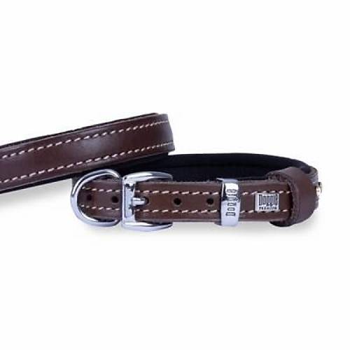 Konfor Deri K�pek Boyun Tasmas� Kahverengi 1,5x20 25 Cm