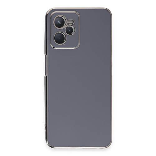 Realme C35 K�l�f Volet Silikon - Mavi