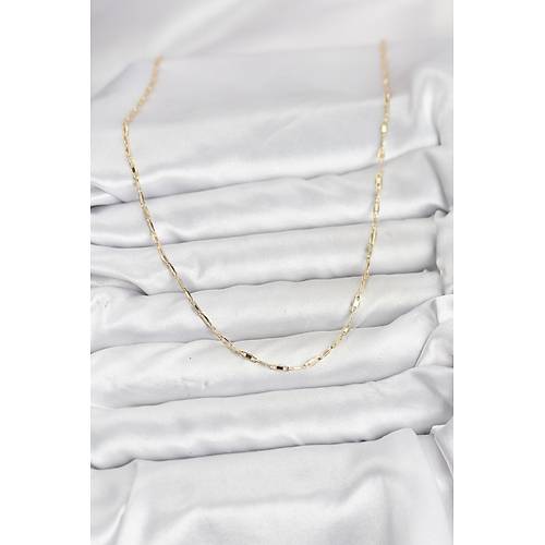 CM 14K Gold Renk Pirin� Ata� Zincir 60 cm Kad�n Kolye