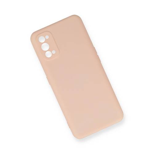 Realme 7 Pro K�l�f Nano i�i Kadife Silikon - Pudra