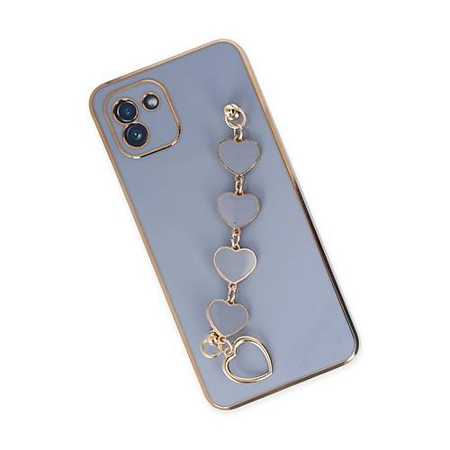 Galaxy A03 K�l�f Esila Silikon - Gri