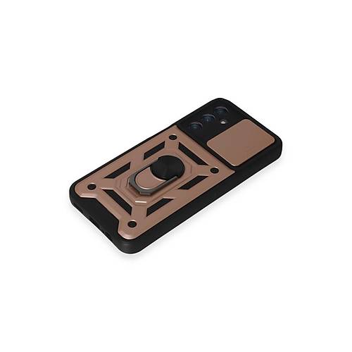 Galaxy A14 4G K�l�f Pars Lens Y�z�kl� Silikon - Rose Gold