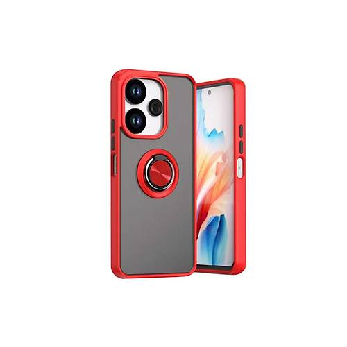 Redmi 13 4G K�l�f Montreal Y�z�kl� Silikon Kapak - K�rm�z�