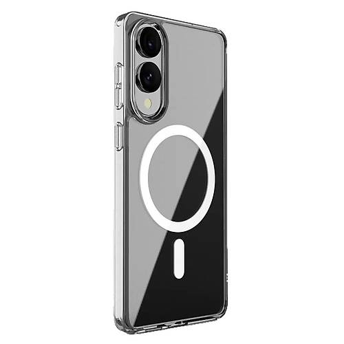 Galaxy S25 Edge K�l�f Magneticsafe �effaf Silikon - �effaf