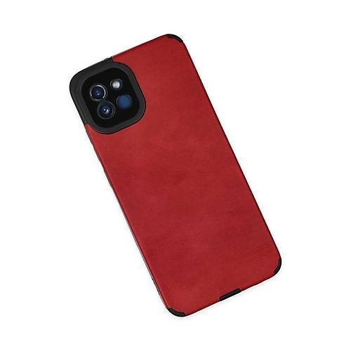 Galaxy A03 K�l�f Loop Deri Silikon - K�rm�z�