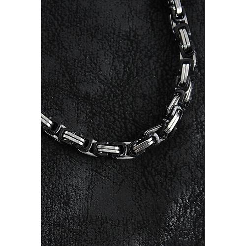 316L �elik Kral Zincir Model G�m�� Renk Erkek Kolye