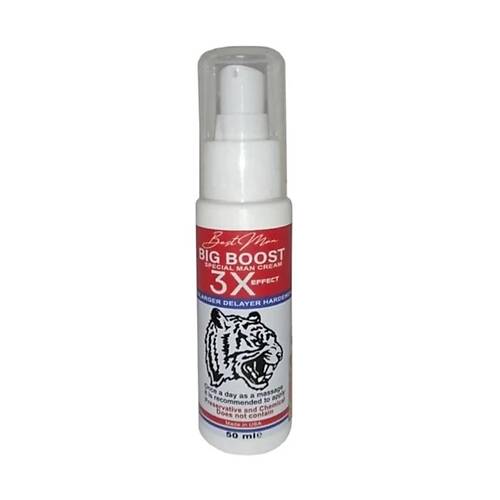 Big Boost Best Man Erkekler Ozel 3xeffect Geciktirme Sertle�tirme B�y�tme Kremi 50 ml X 1 Adet