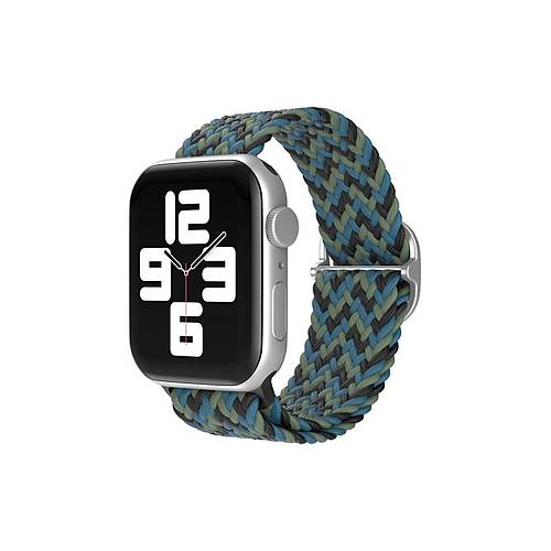 Watch 38mm Star Kordon - Zigzag Mavi-Ye�il