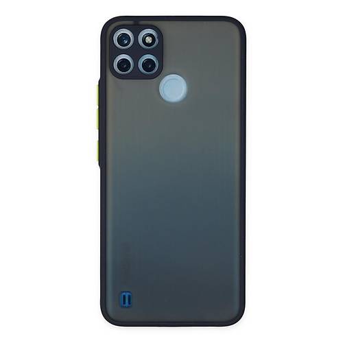 Realme C21Y K�l�f Montreal Silikon Kapak - Lacivert