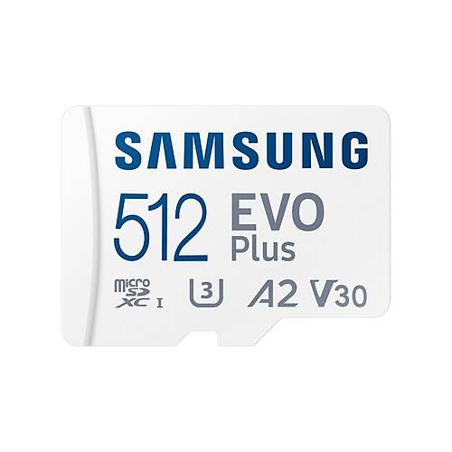SAMSUNG 512GB EVO PLUS MICROSDXC UHS-I U3� V30� A2� 160MB/S� MB-MC512SA/TR
