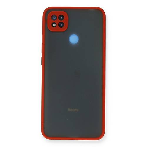 Redmi 9C K�l�f Montreal Silikon Kapak - K�rm�z�
