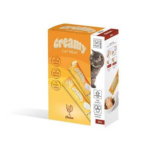 Tavuklu Krema Kedi �d�l Mamas� 25x15 Gr