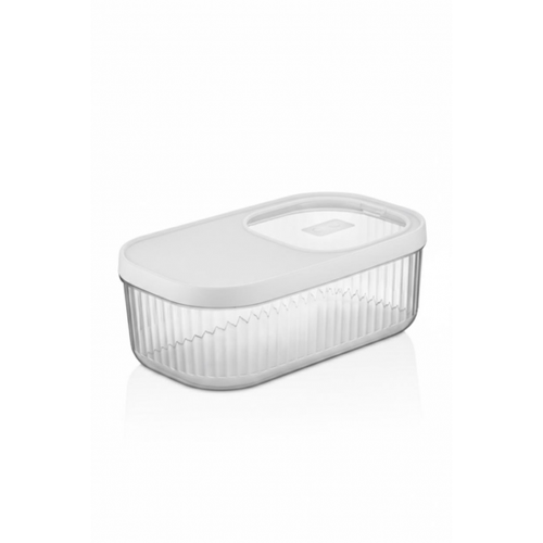 2'Li 5 LT Multibox Beyaz Kayar Kapakl� Saklama Kab� & Erzak Kab� & Toz Ve Tablet Deterjan Kutusu