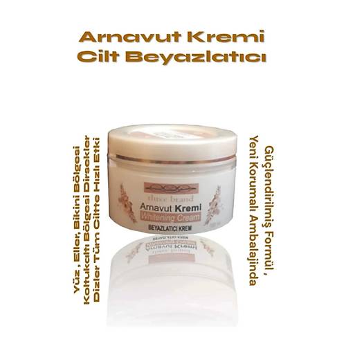 Whitening Cream Arnavut Kremi ,akl�k, Beyazlat�c� Krem 100 ml X 3 Adet