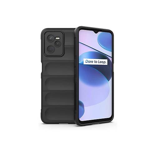 Realme C35 K�l�f Optimum Silikon - Siyah