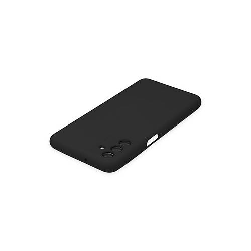 Galaxy A04S K�l�f Nano i�i Kadife Silikon - Siyah