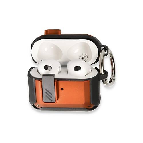 Airpods 3 (3.nesil) Truva K�l�f - Turuncu