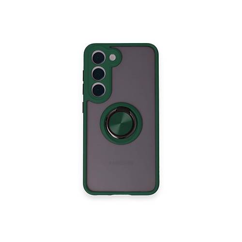Galaxy M15 K�l�f Montreal Y�z�kl� Silikon Kapak - Ye�il