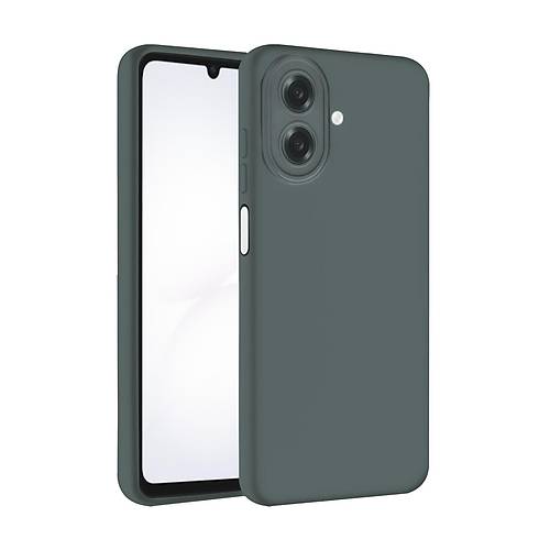 Galaxy A07 4G Nano i�i Kadife Silikon - Gri
