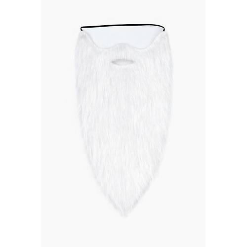 Beyaz Renk Lastikli Uzun Takma Sakal 40 cm