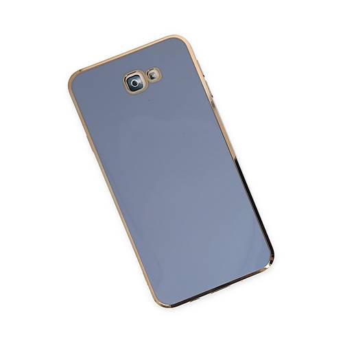 Galaxy J7 Prime K�l�f Volet Silikon - Mavi