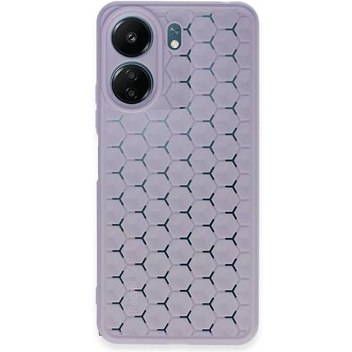 Redmi 13C K�l�f Petek Silikon Kapak - Lila