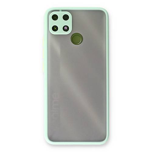 Realme C25 K�l�f Montreal Silikon Kapak - Turkuaz