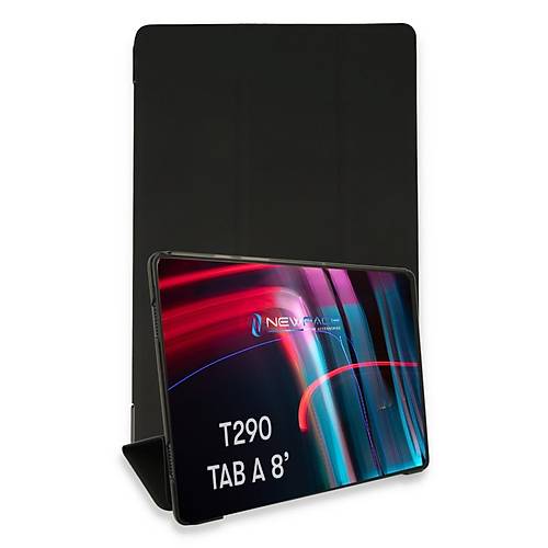 Galaxy T290 Tab A 8 K�l�f Tablet Smart K�l�f - Siyah
