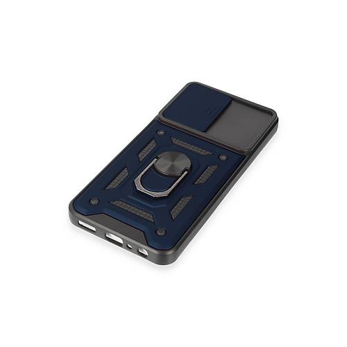 Galaxy M14 5G K�l�f Pars Lens Y�z�kl� Silikon - Lacivert