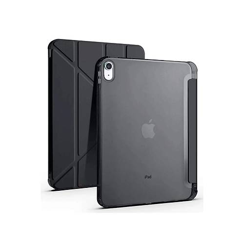 iPad 2022 10.9 (10.nesil) K�l�f Kalemlikli Mars Tablet K�l�f� - Siyah