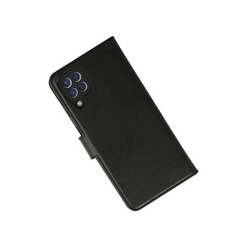 Galaxy A22 K�l�f Trend S Plus Kapakl� K�l�f - Siyah