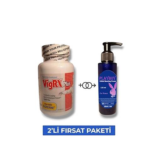 Vigrx Erkeklere �zel Destekleyici 60'l� Mucizevi Libido Artt�r�c� Krem 125 ml