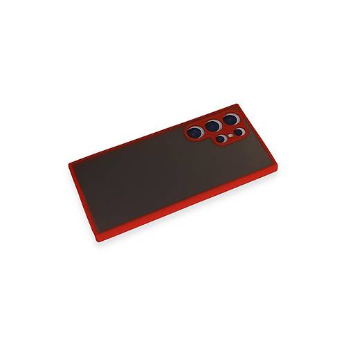 Galaxy S24 Ultra K�l�f Montreal Silikon Kapak - K�rm�z�