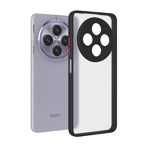 Redmi 14C K�l�f Montreal Silikon Kapak - Siyah