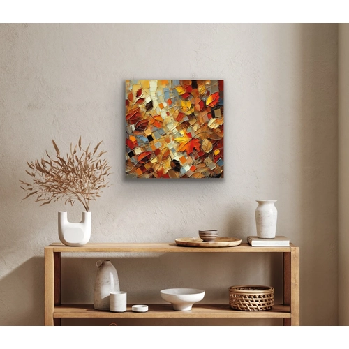 Sonbahar Mevsimi Kanvas Tablo 60x60cm