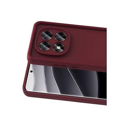 Redmi Note 15 4G Viera Silikon - Bordo